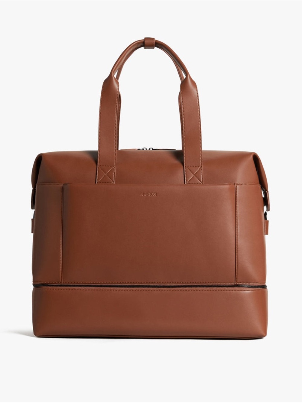 Monos Metro Weekender Bag Mahogany Vegan Leather 35.5L
